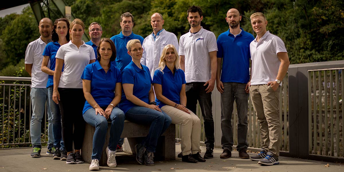 Das Team der Sportmedizinischen Ambulanz der Bergischen Universität Wuppertal